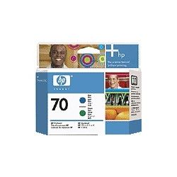HP C9408A No.70 Blue and Green Printhead GENUINE
