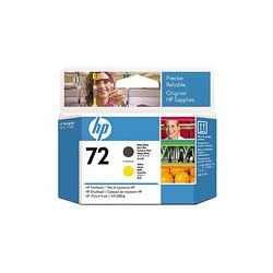 HP C9384A No.72 Matte Black/Yellow Printhead GENUINE
