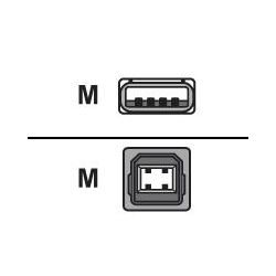Lexmark 1021294 Standard USB Type B Cable (2 metre)