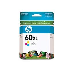 HP CC644WA No 60XL High Yield Tri-Colour Ink Cartridge (0.440K) GENUINE