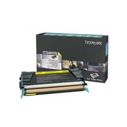 Lexmark C734A1YG Return Program Yellow Toner Cartridge (6K) GENUINE