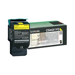 Lexmark C544X1YG Return Program Extra High Yield Yellow Toner Cartridge (4K) GENUINE