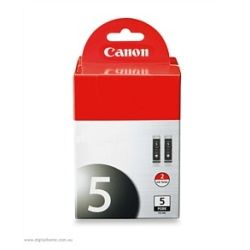 Canon PGI5BK-TWIN PGI5BKTWIN Twin Pack with 2x PGI5BK Black Ink Cartridges GENUINE