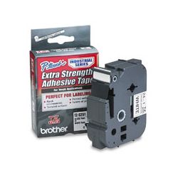 Brother TZ-S251 Black Printing on White Tape for P-Touch