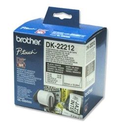 Brother DK-22212 White Continuous Film Roll 62mm x 15.24m