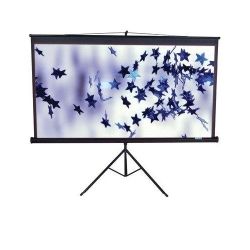 Elite Screens T100UWV1 Portable 100 Manual Pull-up Screen 1524 x 2032 4:3 Video Format Matt White Surface