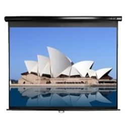 Elite Screens M84NWV 84 Manual Pulldown Screen 1278x1702 4:3 Video Format Matt White Surface