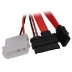 8Ware SATA-E009 Molex to Slimline SATA Power + Data Cable 15cm + 80cm