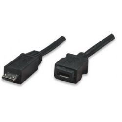 8Ware UC-2002AUB USB 2.0 Certified Cable USB A Male to Micro-USB B Male Black 1.8m