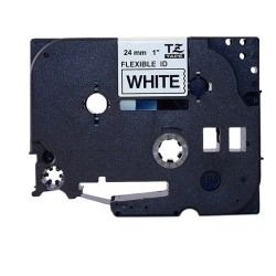 Brother TZ-FX231 Black Printing on White Tape