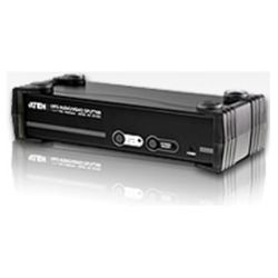 Aten CS1764AC-AT-U 4-Port USB DVI KVMP Switch w/ USB 2.0 Hub and Audio Cables Included KVM Switch