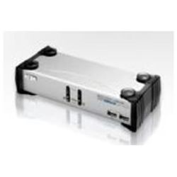 Aten CS1762A-AT-U 2-Port USB DVI KVMP Switch w/ USB 2.0 Hub and Audio Cables Included KVM Switch