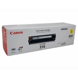 Canon CART316Y Yellow Toner Cartridge (1.5K) GENUINE