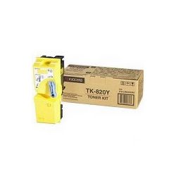 Kyocera 1T02HPAEU0 TK-820Y Yellow Toner Kit GENUINE