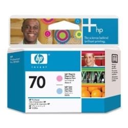 HP C9405A No.70 Light Cyan and Light Magenta Printhead GENUINE