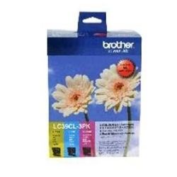 Brother LC39CL3PK C M Y Ink Cartridge 3-Pack (0.26K Each) GENUINE