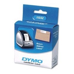 Dymo Return Address Label Paper/White 25mm x 54mm 1 Roll/Box 500 Labels/Roll