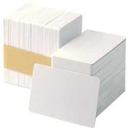 Zebra 104523-111 White Premier PVC Cards 30mil (500 Cards)
