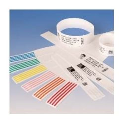 Zebra 10006995-1K HC100 Z-Band Adult Direct Wristband Thermal Label 1x11 inch Red