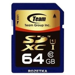 Team 64GB SDHC Card Class 10 UHS-1