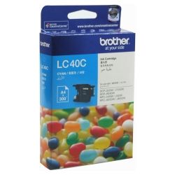 Brother LC-40C Cyan Ink Cartridge (0.3K) GENUINE
