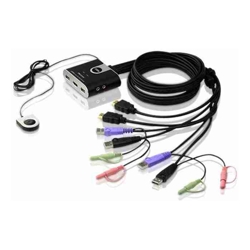 Aten 2 PORT USB HDMI CABLE KVM SWTCH 2YR