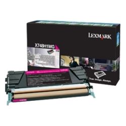 Lexmark LMX748H1MG X748H1MG Return Program High Yield Magenta Toner (10K) GENUINE