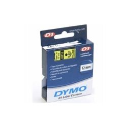 Dymo SD40918 D1 Label Cassette 9mm x 7m Black on Yellow