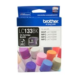 Brother LC133BK Black Ink Cartridge (0.6K) GENUINE