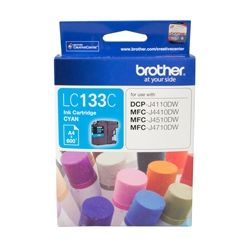 Brother LC133C Cyan Ink Cartridge (0.6K) GENUINE