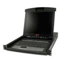 APC AP5808 17' Rack LCD Con w/Intg 8PA KVM switch