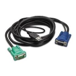 APC AP5821 Integrated LCD KVM USB Cable 6 FT (18m)