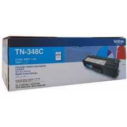 Brother TN-348C High Yield Cyan Toner Cartridge (6K) GENUINE