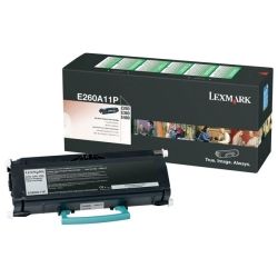 Lexmark E260A11P Return Program Black Toner Cartridge (3.5K) GENUINE
