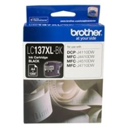 Brother LC137XLBK Black Ink Cartridge (1.2K) GENUINE