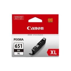 Canon CLI651XLBK Black Extra Large Ink Cartridge GENUINE