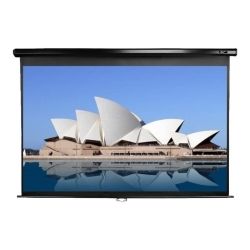 Elite Screens 84 16:9 Pull Down Screen Manual Wall/Ceiling Mount