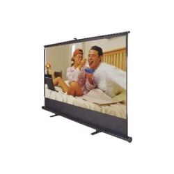 Elite Screens 100 Portable 4:3 Pull-Up Projector Screen Floor Pull