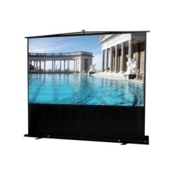 Elite Screens 120 Portable 16:9 Pull-Up Projector Screen Floor Pull