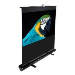Elite Screens 150 Portable 4:3 Pull-Up Projector Screen Floor Pull