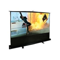 Elite Screens 60 Portable 4:3 Pull-Up Projector Screen Floor Pull