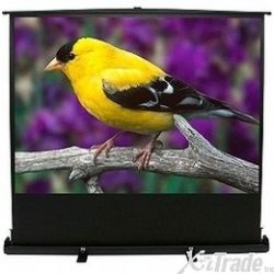 Elite Screens 84 Portable 4:3 Pull-Up Projector Screen Floor Pull