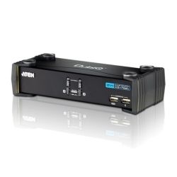 Aten 2-Port USB DVI KVMP Switch with KVM Switch