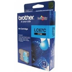 Brother LC67C Cyan Ink Cartridge (0.325K) GENUINE