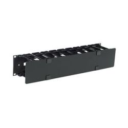 APC Horizontal Cable Manager 2U x 4 Deep Single-Sided with Cover