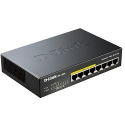 D-Link DGS-1008P 8-Port 10/100/1000Mbps Unmanaged Switch with PoE