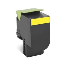 Lexmark 80C8SY0 808SY Yellow Standard Yield Toner Cartridge Return Toner Cartridge 2K CX310/410/510