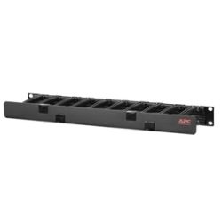 APC Horizontal Cable Manager 1U x 4 Deep Single-Sided with Cover