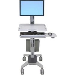 Ergotron 24-198-055 Work Fit Sit-Stand Ergonomic LCD WKSTN