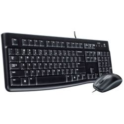 Logitech MK120 Wired Desktop Keyboard and Mouse Combo